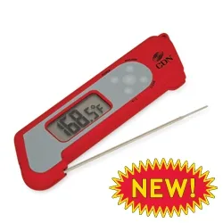 CDN TCT572-R - Proaccurate Red Folding Thermocouple Thermometer 