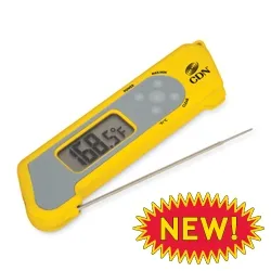 CDN TCT572-Y - Proaccurate Yellow Folding Thermocouple Thermometer 