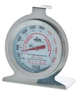 Update International THOV-20 - 2.38" x 2.75" x 2.38" - Stainless Steel Oven Thermometers  