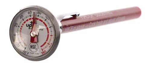 Update International THP-180 - 5.5" Long Dial Pocket Thermometer