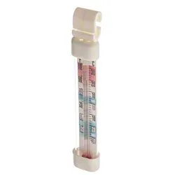 Update International THRE-45L - 4.5" x 0.25" x 0.75" - Refrigerator Hour/Minute Thermometer   