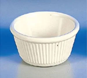 Thunder Group ML532B - Bone White Fluted Ramekin 4 oz (12 per Case) 