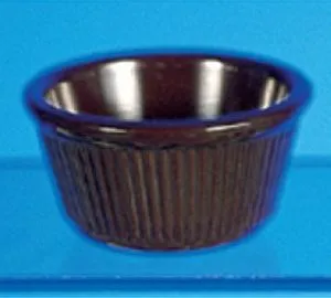 Thunder Group ML532C - Chocolate Fluted Ramekin 4 oz (12 per Case) 