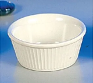 Thunder Group ML533B - Bone White Fluted Ramekin 3-3/4 oz (12 per Case) 