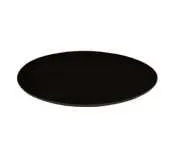 Thunder Group PLST2700BL - Black Oval Slip Resistant Serving Tray 27" (6 per Case) 