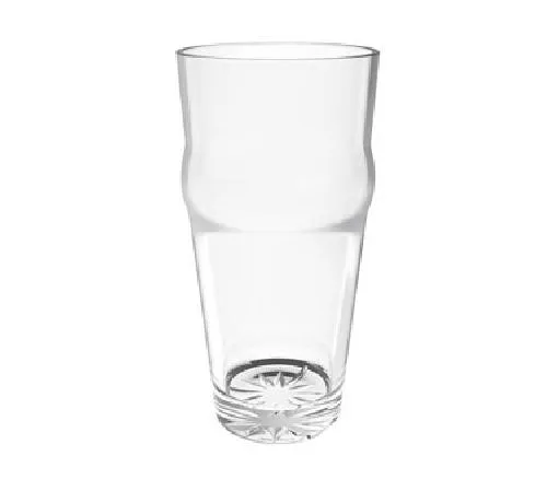 Thunder Group PLTHEP020C - 20 oz. English Pub Glass - Polycarbonate - Clear - Case of 12