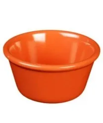 Thunder Group ML538RD - Orange Smooth Ramekin 4 oz (48 per Case) 