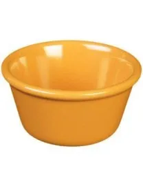 Thunder Group ML538YW - Yellow Smooth Ramekin 4 oz (48 per Case) 