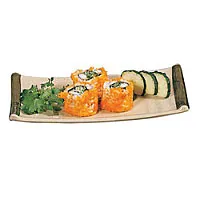 Thunder Group 0011J - Sashimi Platter - Wei Collection 8-1/2" x 4-3/4" (12 per Case) 