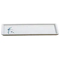 Thunder Group 0900BB - Sandwich Tray - Blue Bamboo Collection 13-1/2" x 4-3/4" (Pack of 12) 