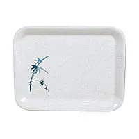 Thunder Group 0902BB - Square Tray - Blue Bamboo Collection 15-1/4" x 11-1/2" (Pack of 12) 