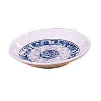 Thunder Group 1004DL - Round Plate - Rose Collection 4" (12 per Case) 