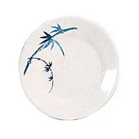 Thunder Group 1009BB - Round Plate - Blue Bamboo Collection 9 1/3" (12 per Case) 