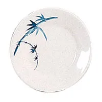 Thunder Group 1010BB - Round Plate - Blue Bamboo Collection 10 3/8" (12 per Case) 