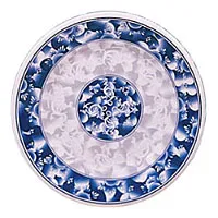 Thunder Group 1015DL - Round Plate - Blue Dragon Collection 14-3/8" (12 per Case) 