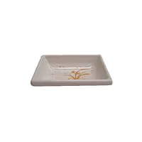 Thunder Group Square Sauce Dish - Gold Orchid Collection 3-3/4" x 2-1/2" (12 per Case) [1901GD]