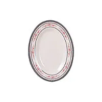 Thunder Group 2010AR - Oval Platter - Rose Collection 10" (12 per Case) 