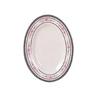 Thunder Group 2012AR - Oval Platter - Rose Collection 12" (12 per Case) 