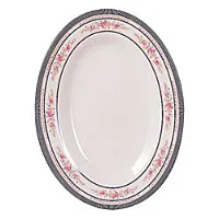 Thunder Group 2016AR - Oval Platter - Rose Collection 16" (12 per Case) 