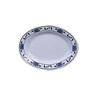 Thunder Group 2109TB - Deep Oval Platter - Lotus Collection 9" (12 per Case) 