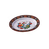 Thunder Group Deep Oval Platter - Peacock Collection 10" (12 per Case) [2110TP]