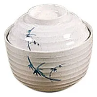 Thunder Group 3502BB - Miso Bowl - Blue Bamboo Collection 9 oz. (12 per Case) 