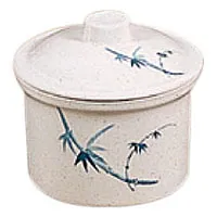 Thunder Group 3504BB - Special Bowl with Lid - Blue Bamboo Collection 13 oz. (12 per Case) 