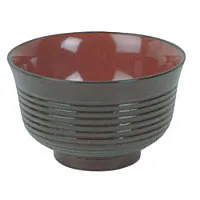 Thunder Group 45-15 - Wood Miso & Rice Bowl 4 1/2" (Pack of 12) 