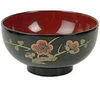 Thunder Group 45-4 - Wood Miso & Rice Bowl 4 3/4" (Pack of 12) 