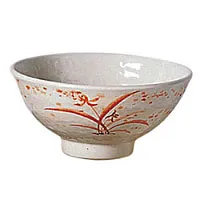 Thunder Group 5707GD - Donburo Soba Bowl - Gold Orchid Collection 30 oz (12 per Case) 