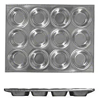 Thunder Group ALKMP012 - Aluminum Muffin Pan 12 Cups 