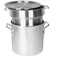 Thunder Group Aluminum Heavy Gauge Double Boiler with Mirror Finish 8 Qt [ALSKDB001]