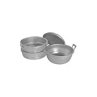 Thunder Group ALST001 - Small Hole Aluminum Steamer with Bottom and Lid 11 3/8" 