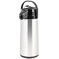 Thunder Group ASLG022 - 2.2 L Glass Lined Stainless Steel Airpot with Lever Pump