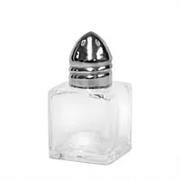 Thunder Group GLTWCC005 - Chrome Cube Salt and Pepper Shaker 1/2 oz (48 per Case) 