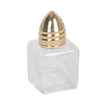 Thunder Group Gold Cube Salt and Pepper Shaker 1/2 oz (48 per Case) [GLTWCC205]