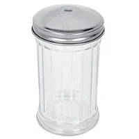 Thunder Group GLTWSJ012H - Glass Sugar Dispenser w/ Center Hole Top 12 oz (24 per Case) 