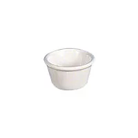 Thunder Group ML535B - Bone White Smooth Ramekin 2 oz (48 per Case) 