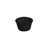 Thunder Group ML535BL - Black Smooth Ramekin 2 oz (48 per Case) 