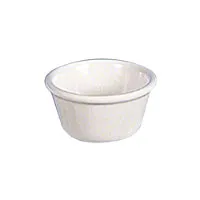 Thunder Group ML538B - Bone White Smooth Ramekin 4 oz (48 per Case) 