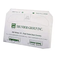 Thunder Group PATSC050 - Half Fold Toilet Seat Covers (Pack of 20) 