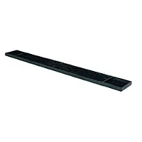 Thunder Group PLBM027BL - Black Rubber Bar Mat 3-1/4" x 27" 