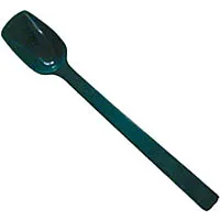 Thunder Group PLBS010GR - Green Polycarbonate Solid Serving Spoons 10" (12 per Case) 