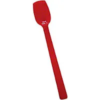 Thunder Group Red Polycarbonate Solid Serving Spoons 12" (12 per Case) [PLBS010RD]