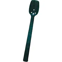 Thunder Group Green Polycarbonate Perforated Serving Spoons 10" (12 per Case) [PLBS110GR]