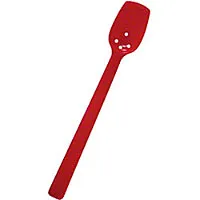 Thunder Group Red Polycarbonate Perforated Serving Spoons 10" (12 per Case) [PLBS110RD]