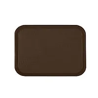 Thunder Group Brown Fast Food Tray 10-1/2" x 13-1/2" [PLFFT1014BR] 