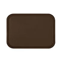 Thunder Group PLFFT1216BR - Brown Fast Food Tray 12" x 16-1/4" (12 per Case) 