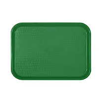 Thunder Group PLFFT1216GR - Green Fast Food Tray 12" x 16-1/4" (12 per Case) 