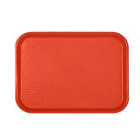 Thunder Group Red Fast Food Tray 12" x 16-1/4" [PLFFT1216RD] 